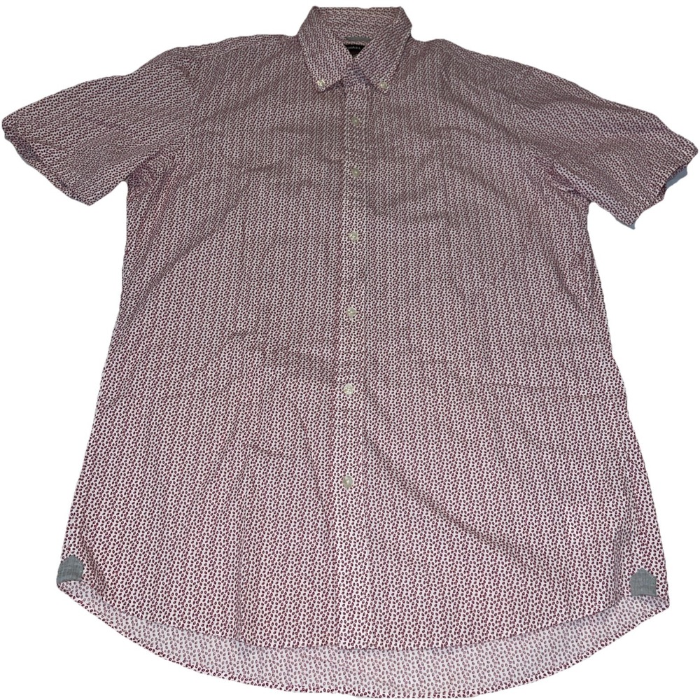 Michael Kors M Slim Fit Button‎ Down Collar Shirt Preppy Designer Party Casual